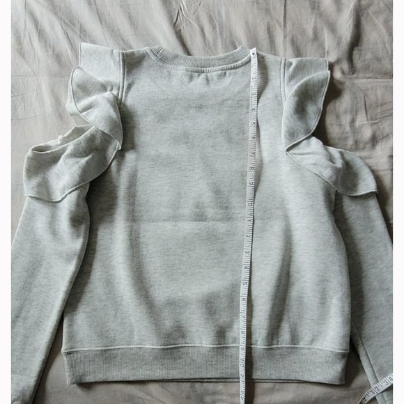 NWOT Rebecca Minkoff Gracie Cold Shoulder Sweatshirt (XS) - Picture 5 of 8